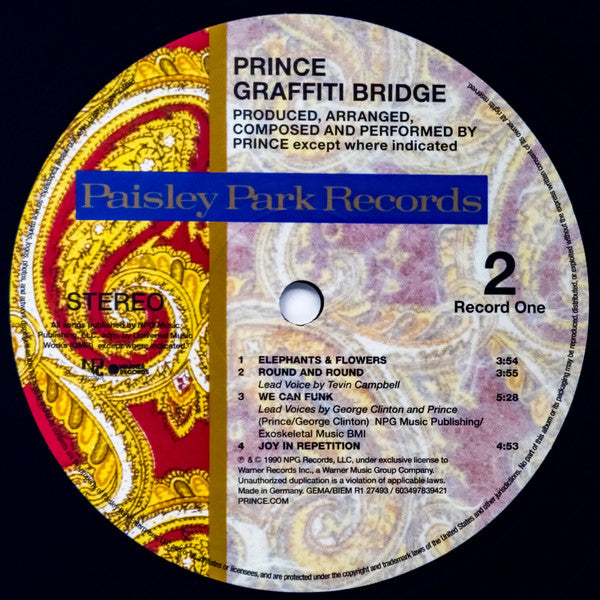 Prince - Graffiti Bridge (2xLP, Album, RE) - De Platen Aap – Vinylwinkel in Brielle & online webshop voor muziekliefhebbers