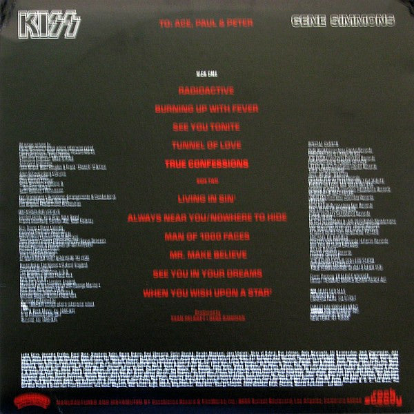 Kiss, Gene Simmons : Gene Simmons (LP, Album, Pic)