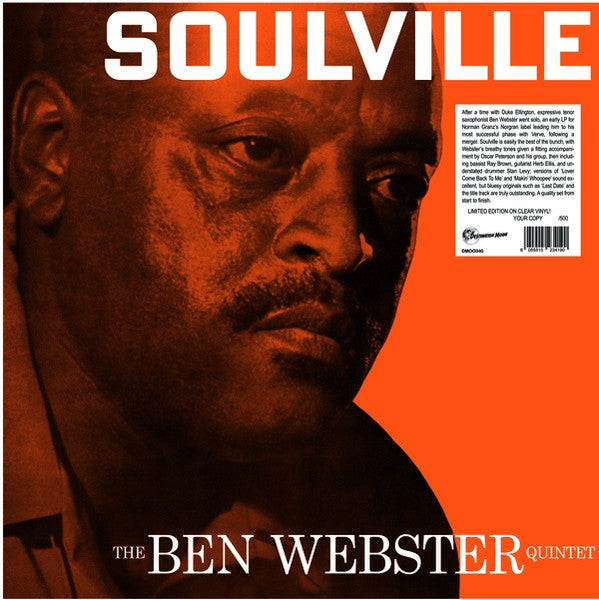 The Ben Webster Quintet : Soulville (LP, Album, Ltd, Num, RP, Cle)