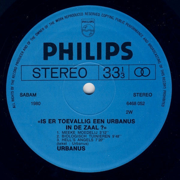 Urbanus : Is Er Toevallig Een Urbanus In De Zaal? (LP, Album, Foo)