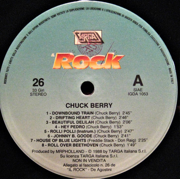 Chuck Berry : Chuck Berry (LP, Comp)