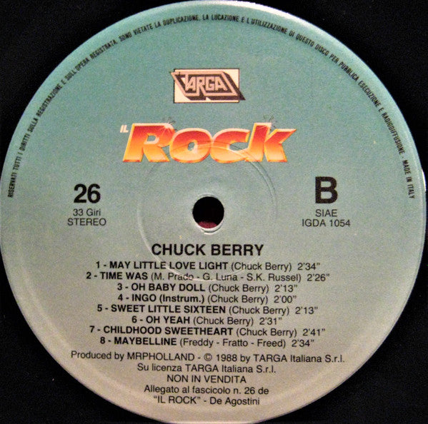 Chuck Berry : Chuck Berry (LP, Comp)
