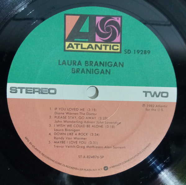 Laura Branigan : Branigan (LP, Album, Spe)