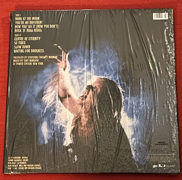 Ozzy Osbourne : Bark At The Moon (LP, Album, RE)