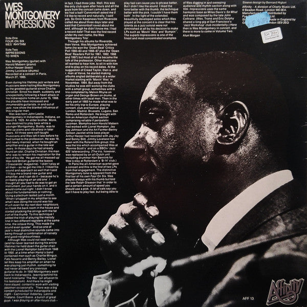 Wes Montgomery : Impressions (LP, Album, RE)