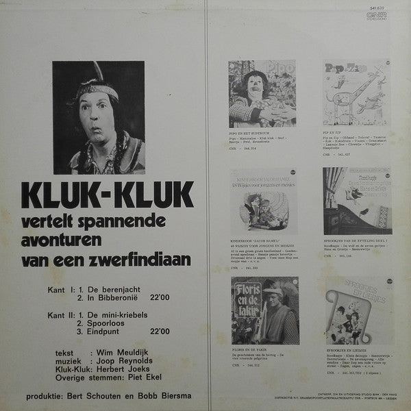 Herbert Joeks* : Kluk-Kluk Vertelt Spannende Avonturen Van Een Zwerfindiaan (LP, Album)