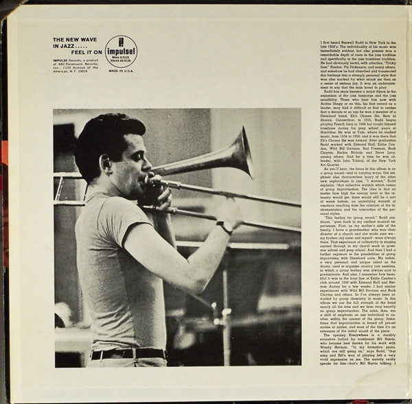 Roswell Rudd : Everywhere (LP, Album, RE, Gat)