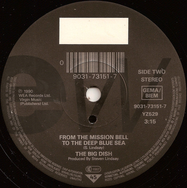 The Big Dish : Miss America (7", Single)