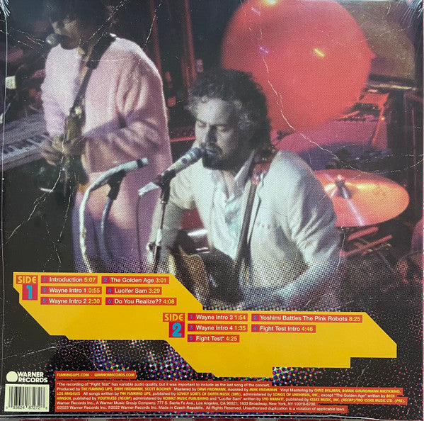The Flaming Lips - Yoshimi Battles The Pink Robots (Live At The Paradise Lounge, Boston Oct. 27, 2002) (LP, Album, RSD, Ltd, RE, RM, Pin) - De Platen Aap – Vinylwinkel in Brielle & online webshop voor muziekliefhebbers