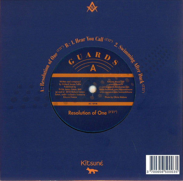 Guards - Resolution Of One (7") - De Platen Aap – Vinylwinkel in Brielle & online webshop voor muziekliefhebbers