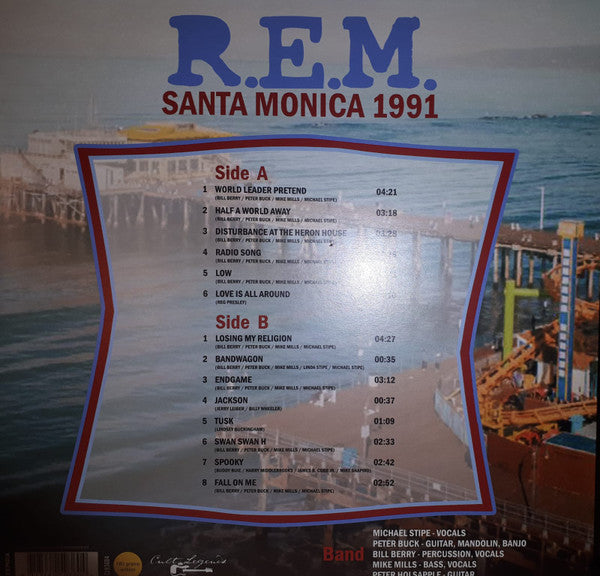 R.E.M. : Santa Monica 1991 (LP, Unofficial)