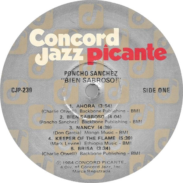 Poncho Sanchez : Bien Sabroso! (LP, Album)