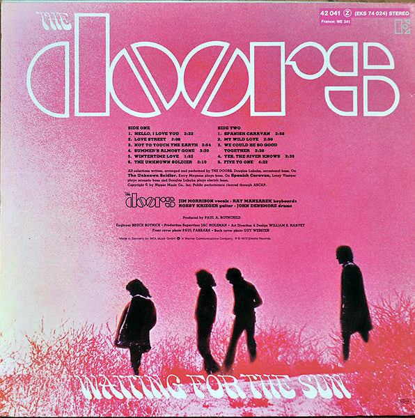 The Doors - Waiting For The Sun (LP, Album, RE) - De Platen Aap – Vinylwinkel in Brielle & online webshop voor muziekliefhebbers