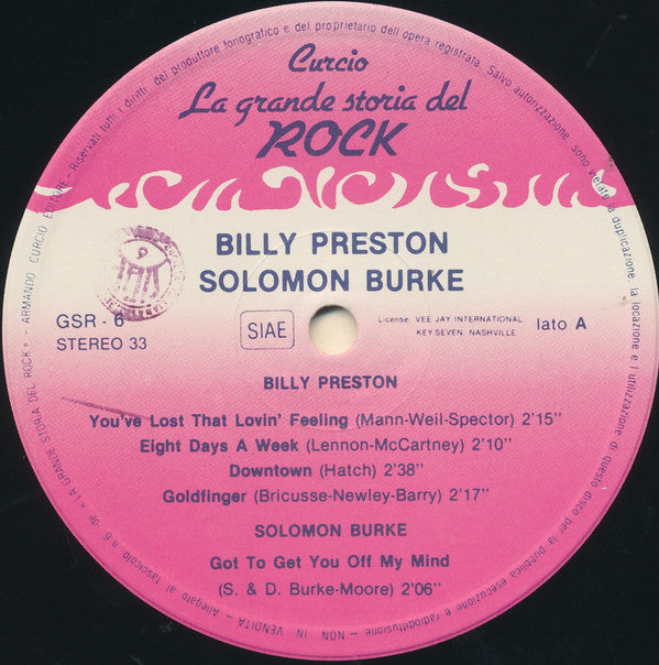 Various : Billy Preston / Solomon Burke / John Lee Hooker (LP, Comp)
