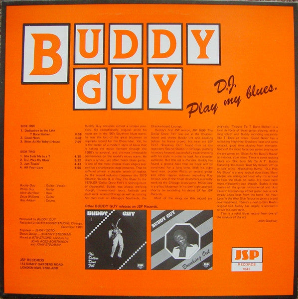 Buddy Guy : D. J. Play My Blues (LP, Album)