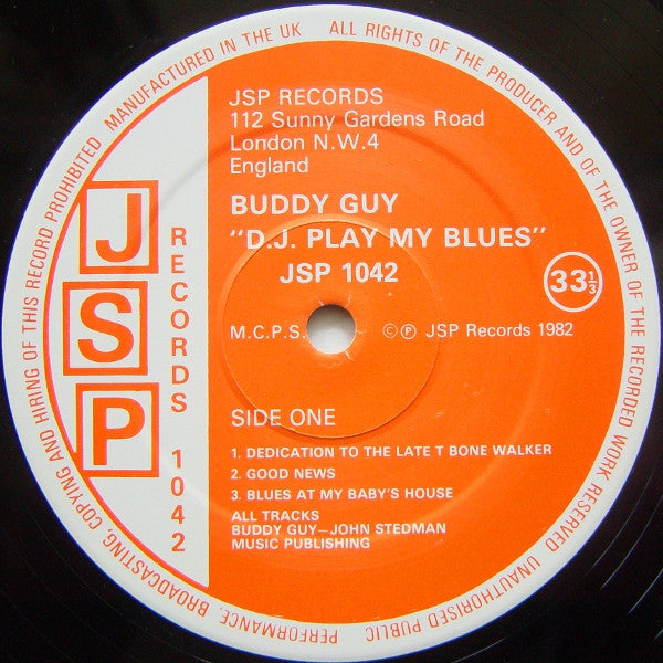 Buddy Guy : D. J. Play My Blues (LP, Album)