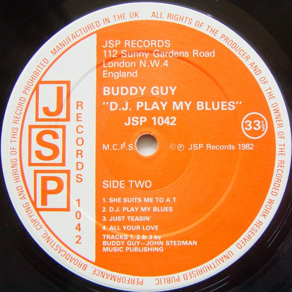 Buddy Guy : D. J. Play My Blues (LP, Album)