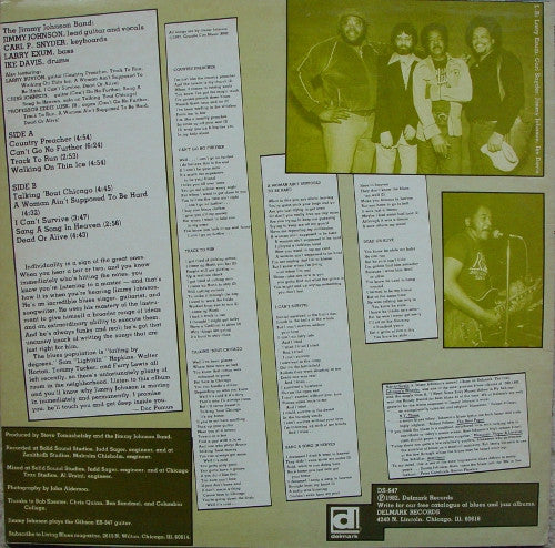 The Jimmy Johnson Band : North // South (LP, Album)