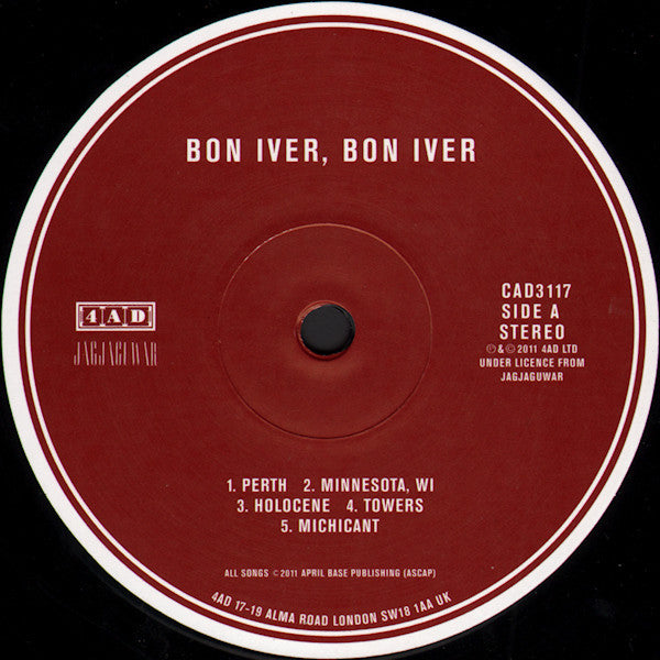 Bon Iver : Bon Iver, Bon Iver (LP,Album)