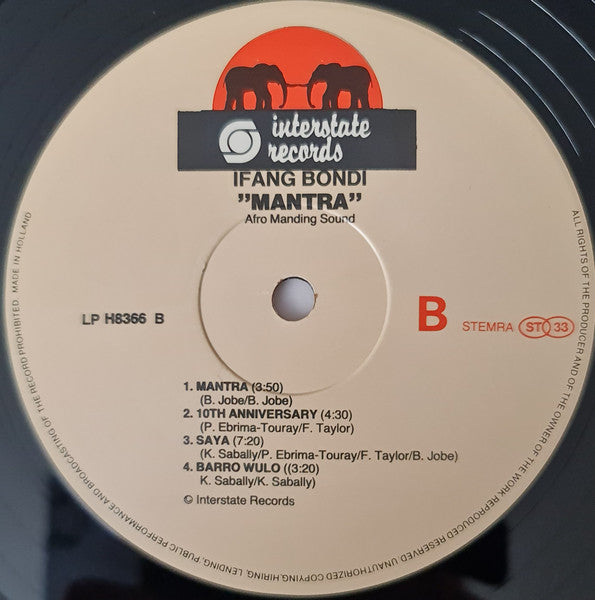 Ifang Bondi : Mantra - Afro Manding Sound (LP, Album)
