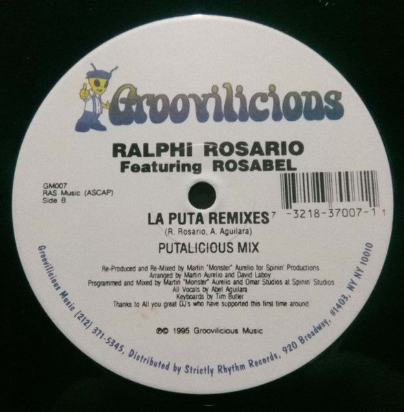 Ralphi Rosario feat Rosabel : La Puta (Remixes) (12", Maxi)