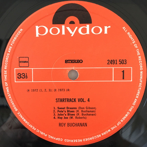Roy Buchanan : Startrack Vol.4 (LP, Comp)