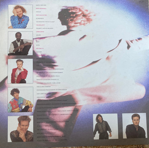 Simply Red : A New Flame (LP, Album, MP, RSA)