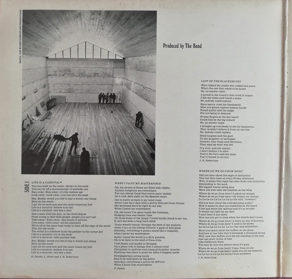 The Band - Cahoots (LP, Album, Gat) - De Platen Aap – Vinylwinkel in Brielle & online webshop voor muziekliefhebbers