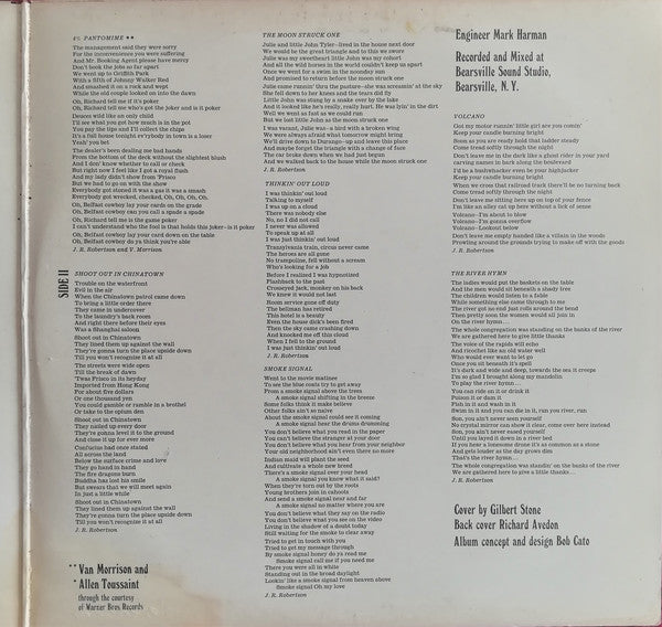 The Band - Cahoots (LP, Album, Gat) - De Platen Aap – Vinylwinkel in Brielle & online webshop voor muziekliefhebbers