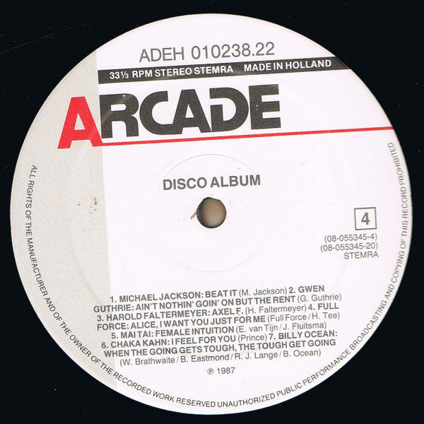 Various : Disco Album (2xLP, Comp)