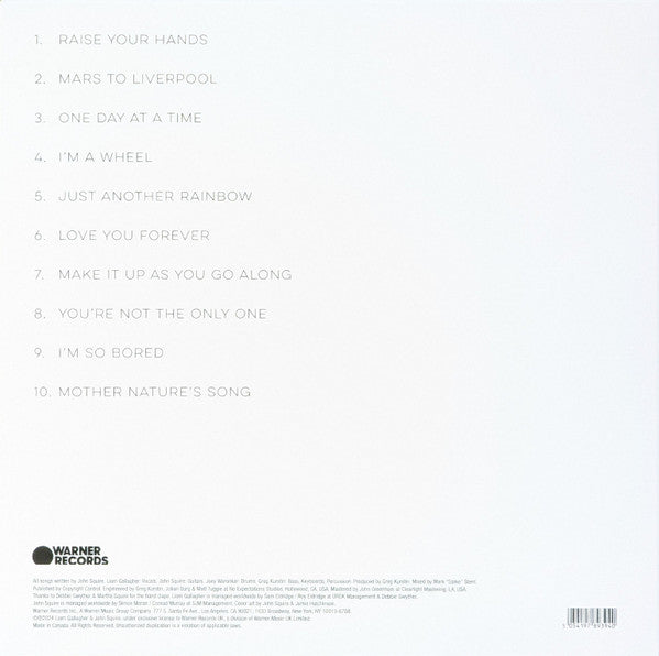 Liam Gallagher, John Squire : Liam Gallagher John Squire (LP, Album, Whi)