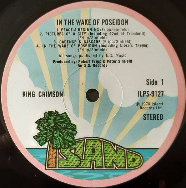 King Crimson : In The Wake Of Poseidon (LP, Album, RE, Tex)