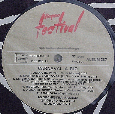 Various : Carnaval À Rio (LP,Compilation)