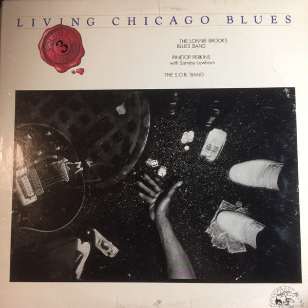 Various : Living Chicago Blues Volume Number 3 (LP, Comp, RP, All)
