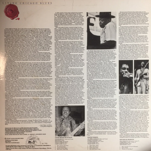 Various : Living Chicago Blues Volume Number 3 (LP, Comp, RP, All)