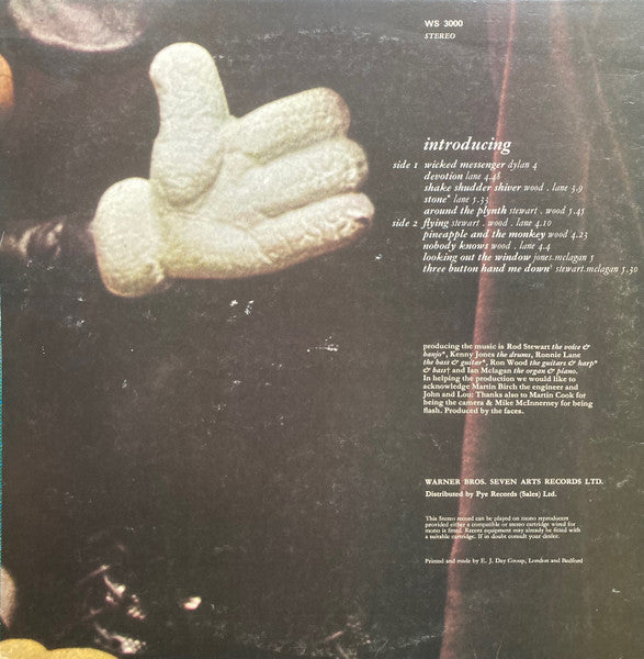 Faces.* : The First Step (LP, Album, RP, Gat)