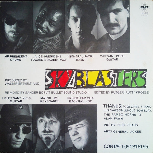 Skyblasters : Trip Into The Past / Pusherman (Special 12" Rambo Dance Mix) (12")