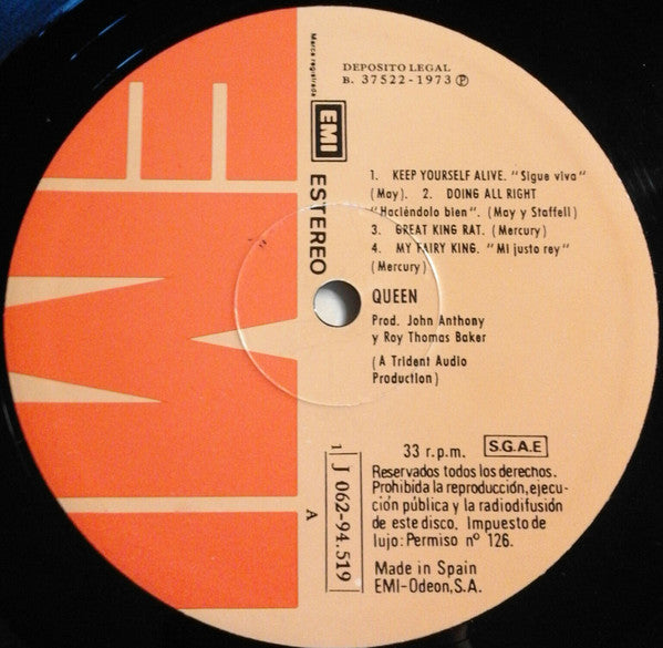 Queen : Queen (LP, Album)