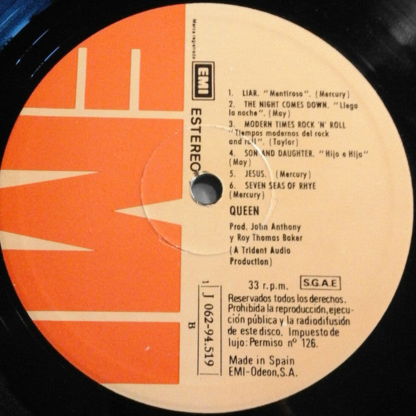 Queen : Queen (LP, Album)