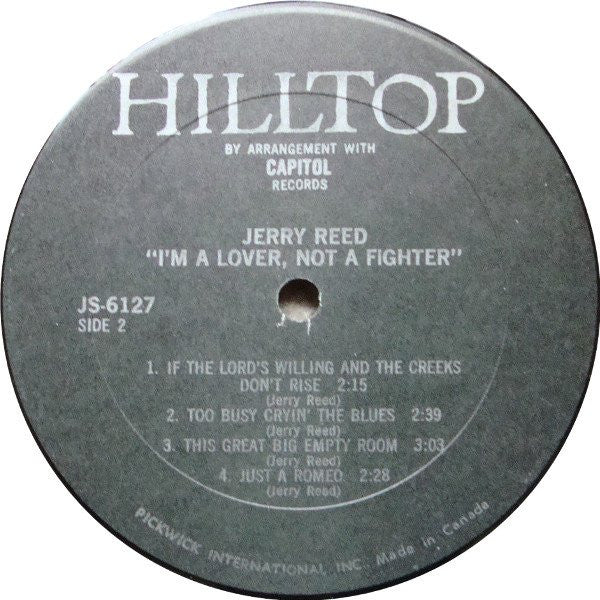 Jerry Reed : I'm A Lover, Not A Fighter (LP,Compilation,Reissue,Stereo)