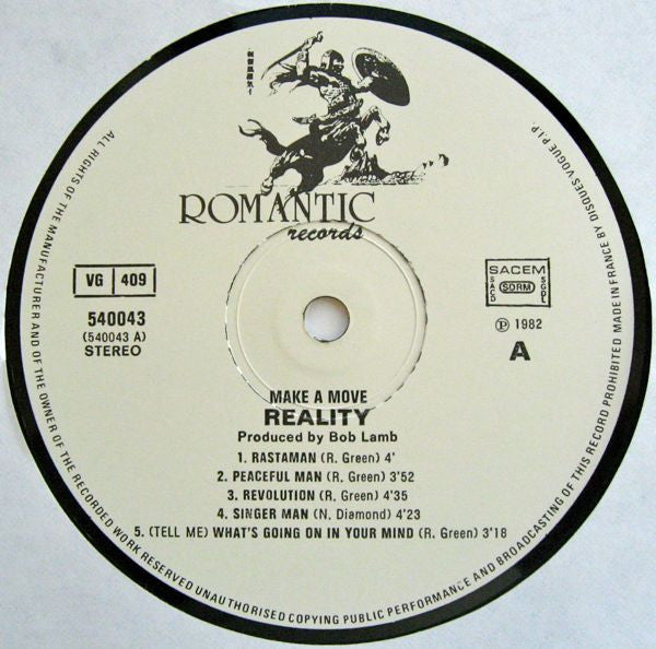 Reality (11) : Make A Move (LP, Album)