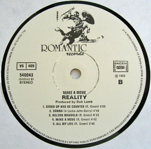Reality (11) : Make A Move (LP, Album)