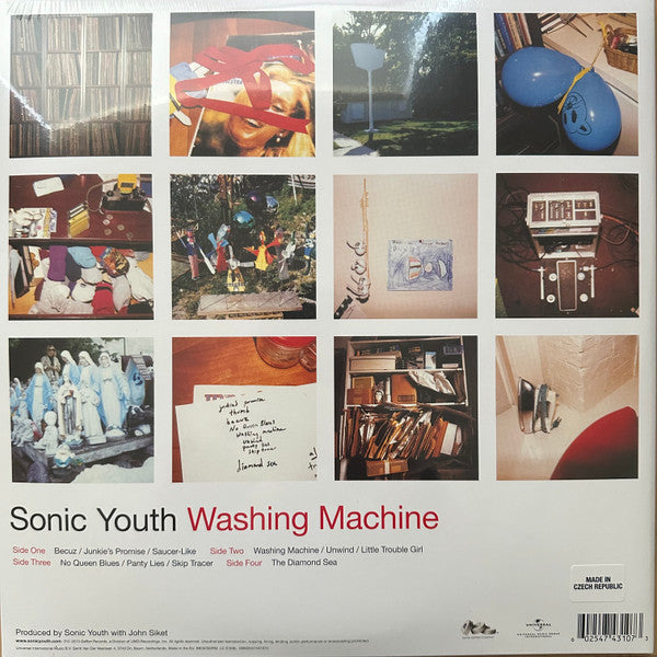 Sonic Youth : Washing Machine (2xLP, Album, RE, RM, RP)