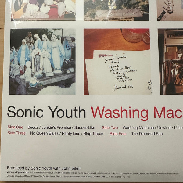 Sonic Youth : Washing Machine (2xLP, Album, RE, RM, RP)