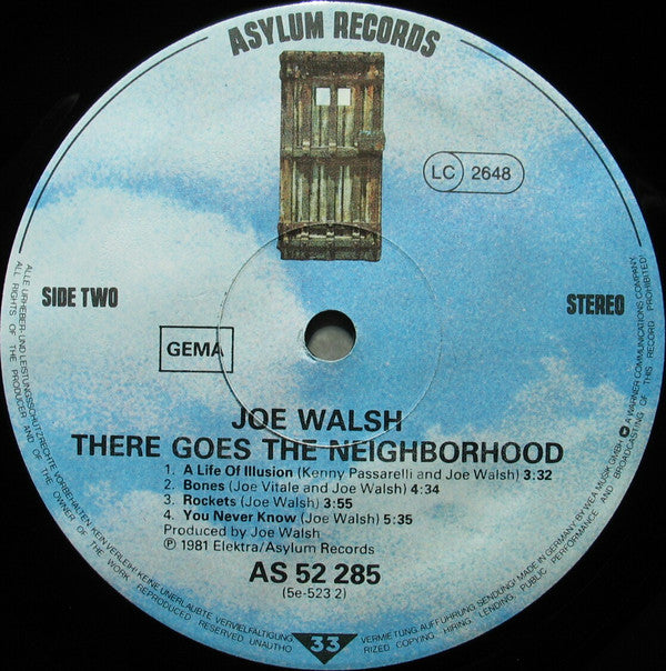 Joe Walsh : There Goes The Neighborhood (LP, Album)