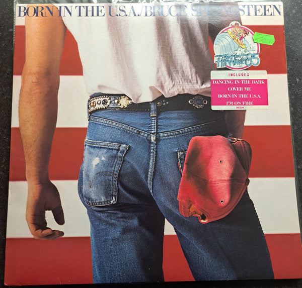 Bruce Springsteen : Born In The USA (LP, Album, Red)