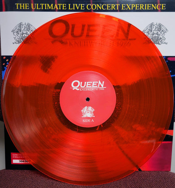 Queen : Knebworth 1986 (LP, Unofficial, Red)