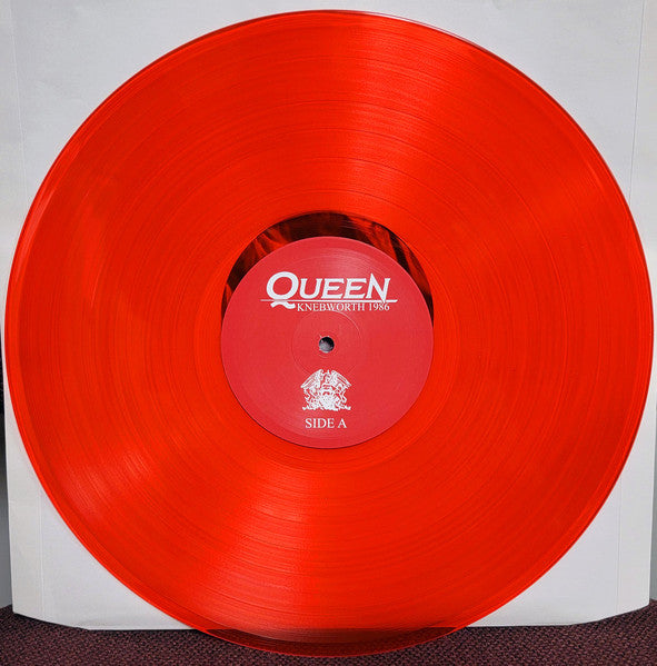 Queen : Knebworth 1986 (LP, Unofficial, Red)