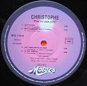 Christophe : Pas Vu Pas Pris (LP, Album, Dis)