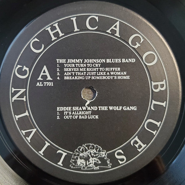 The Jimmy Johnson Blues Band / Eddie Shaw And The Wolf Gang / Left Hand Frank And His Blues Band : Living Chicago Blues - Volume 1 (LP, Album)